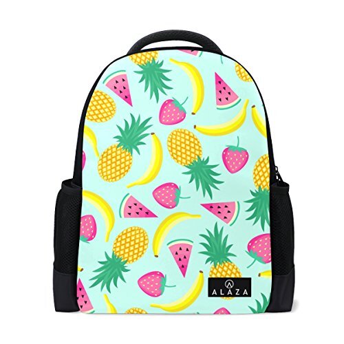 My Daily Mijn Dagelijkse Banaan Ananas Aardbei Rugzak 14 Inch Laptop Daypack Boekentas voor Travel College School