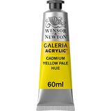 Winsor & Newton Galeria 2120114 acrylverf, hoge pigmentatie, lichtecht, boterachtige consistentie, tube van 60 ml, licht cadmiumgeel