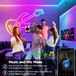 StarTech RGB LED-neonbuis - Flexibele LED-strip - 40 meter - Bediening via app - IP65 waterdicht - Muzieksynchronisatie - Decoratie voor feesten