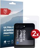 Rosso Screen Protector Geschikt voor Samsung Galaxy Z Flip 7 | Ultra Clear Duo Pack | TPU Folie | Case Friendly Beschermfolie | 2 Stuks