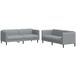 Maison Exclusive - Ensemble de canapés 2 pièces, tissu gris clair