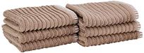 Heckett Lane Bath Guest Towel, 60% Bamboo Viscose, 40% Cotton, Taupe, 30 x 50 Cm, 6.0 Pieces