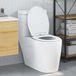 vidaXL Toiletbril Wit Duroplast 45,5 x 37,5 x 3,8 cm