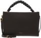 Coccinelle Leren schoudertas Boheme Grana Double Hand Bag Fango / Honey