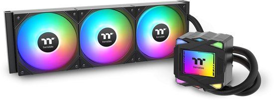 Thermaltake LA360 ARGB Sync - AIO-Vloeistofkoeler - 3x120mm PWM Ventilator - 600-2500 RPM - Zwart