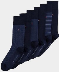 Tommy Hilfiger Sokken 6 paar tin giftbox birdey sock navy