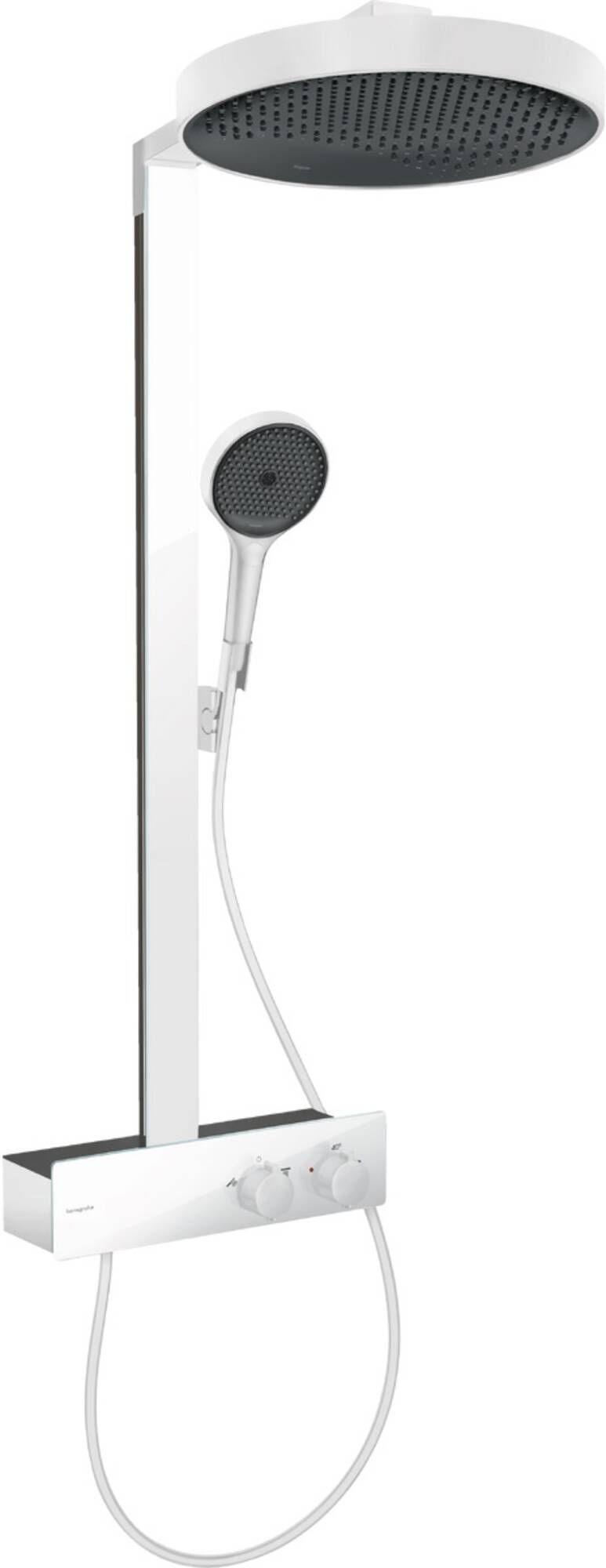 Hansgrohe Rainfinity Showerpipe 360 1jet met showertablet 350 m.wit 26853700