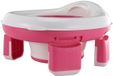Allesto Pot de voyage pliable 3-en-1 - Rose