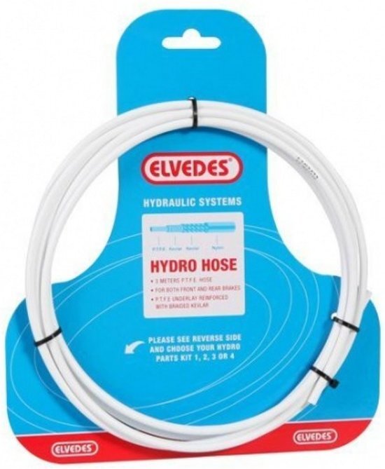 Elvedes Schijfrem hydro slang wit