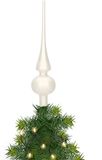 Decoris piek - blanc - 26 cm - verre - mat
