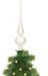 Decoris piek - blanc - 26 cm - verre - mat