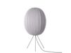 Made By Hand Knit-Wit 65 Lampadaire ovale haut argenté 130 cm