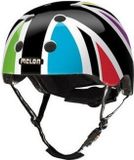 Melon Brexit/Harlekin Fietshelm XL-XXL (58-63cm) Zwart/Groen/Blauw