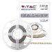 Ledstrip 5 meter 17 W per meter, SMD 2835, warm wit, 3000 K, voor binnenshuis met plakstrip, 12 volt