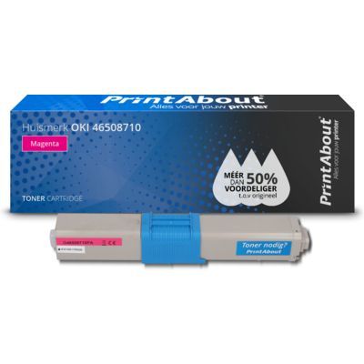 PrintAbout Toner 46508710 - Magenta - Compatible with OKI C332dn, MC363dn - 3000 pages