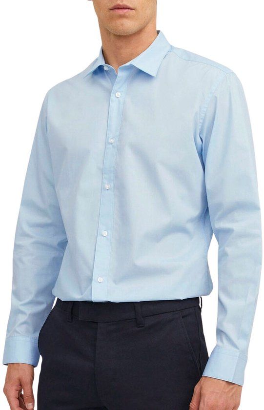 Jack & Jones Essentials Joe Plain Overhemd Heren - Maat S