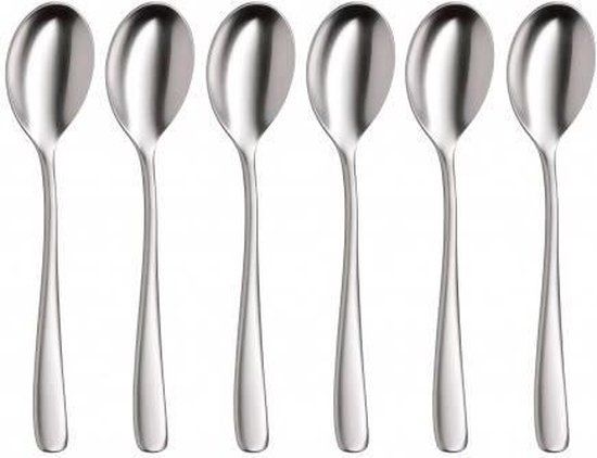 WMF Vision Espressolepel - 6 stuks - RVS