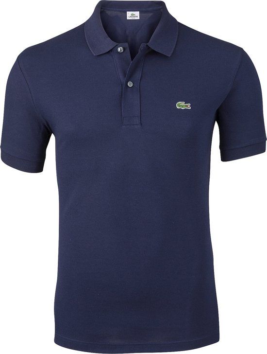 Lacoste Men's Slim Fit Polo Shirt - Navy Blue - Size S