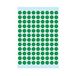 HERMA Étiquettes polyvalentes ø 8mm vert foncé 540 pièces.