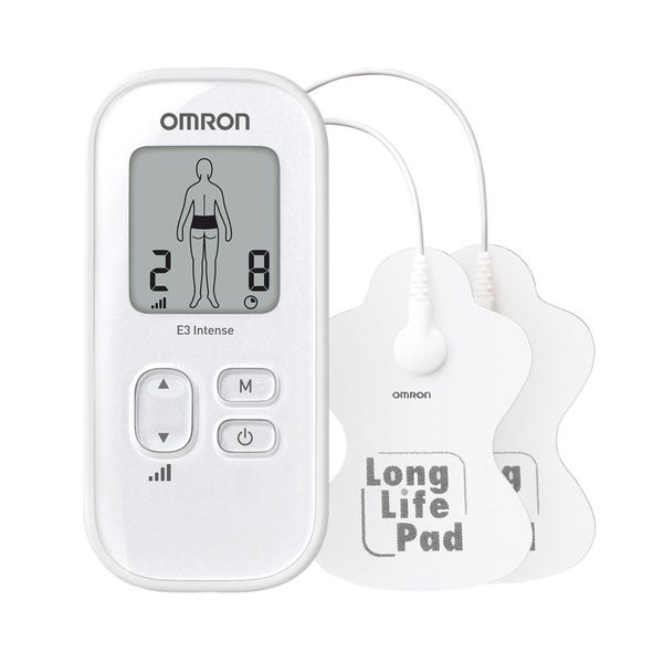 Omron E3 Intense TENS Apparaat - Elektroden Therapie - Spierstimulatie - Zilver