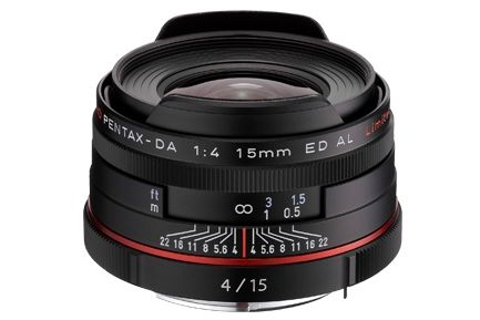 Pentax HD DA 15mm F4 ED AL Limited - Zwart