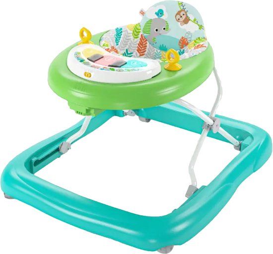 Bright Starts Tiny Trek Jungle Vines 2-in-1 Loopstoel - Groen - 6+ maanden