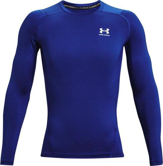 Under Armour HeatGear Armour Men's Long Sleeve Shirt - XXL - Blue