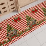 PETTI Artigiani Italiani Keukentapijt voor Kerstmis, antislip en wasbaar, 52 x 180 cm, motief rode soldaten, feestelijke decoratie, gemaakt in Italië