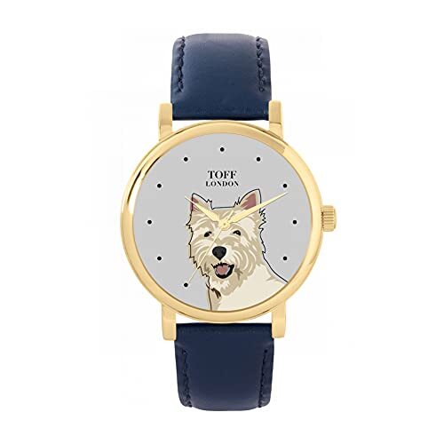 Toff London West Highland Terrier Hoofd Hondenhorloge