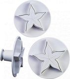 Städter Plunger cutter - set van 2 lelie bloemen - wit