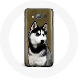 Maniacase Etui voor Samsung Galaxy Grand Prime Siberische Husky