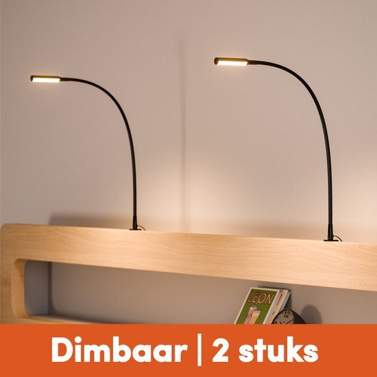 Performance Lighting Leeslamp Bed - Set van 2 - Bedlamp Dimbaar - Bedlampjes Leeslampjes - Bedlamp - Slaapkamer Volwassenen - Leeslampje Nachtkastje - Nachtkast Lamp - Hoofdbord Boeklamp