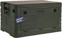 Trucky Opvouwbare opbergdoos met deksel, groen, 45 liter