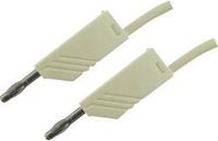 SKS Hirschmann MLN 100/2,5 WS Meetsnoer Banaanstekker 4 mm Banaanstekker 4 mm 1.00 m Wit 1 stuk(s)