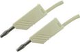 SKS Hirschmann MLN 100/2,5 WS Meetsnoer Banaanstekker 4 mm Banaanstekker 4 mm 1.00 m Wit 1 stuk(s)