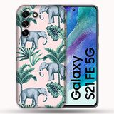 Beschermhoes Samsung Galaxy S21 FE / S21FE Beschermhoes diermotief