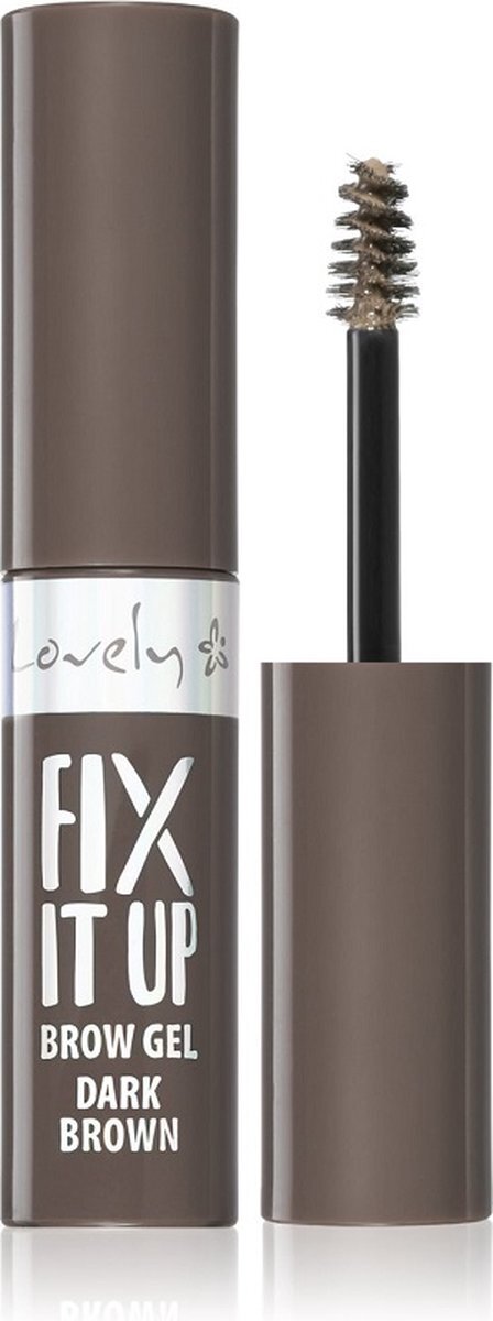 Lovely Fix It Up Bruin Wenkbrauw Fixing Gel Donker Bruin