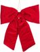 Mica Decorations décoration de sapin - nœud papillon 50cm en polyester, couleur rouge 1 pièce
