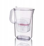 Sans marque Carafe filtrante 2.6L - Blanc, sans BPA, ergonomique