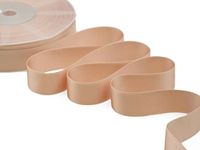 Furlanis - Dubbel satijnen lint, Italiaanse stof - zalm, 25 mm x 50 m