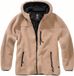Brandit Teddyfleece Jacket Vrouwen 5XL Bruin