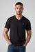Levi's T-shirt col V Homme L Noir / Mineral Black