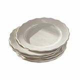 LOBERON Bord set van 6 Mallevesse wit