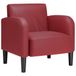 VidaXL Fauteuil met armleuningen 54 cm kunstleer wijnrood