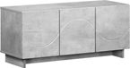 vidaXL TV-meubel 90 x 34,5 x 40 cm Betongrijs Bewerkt hout