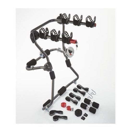 Mottez Fietsendrager High Mount - 3 Fietsen - Zwart