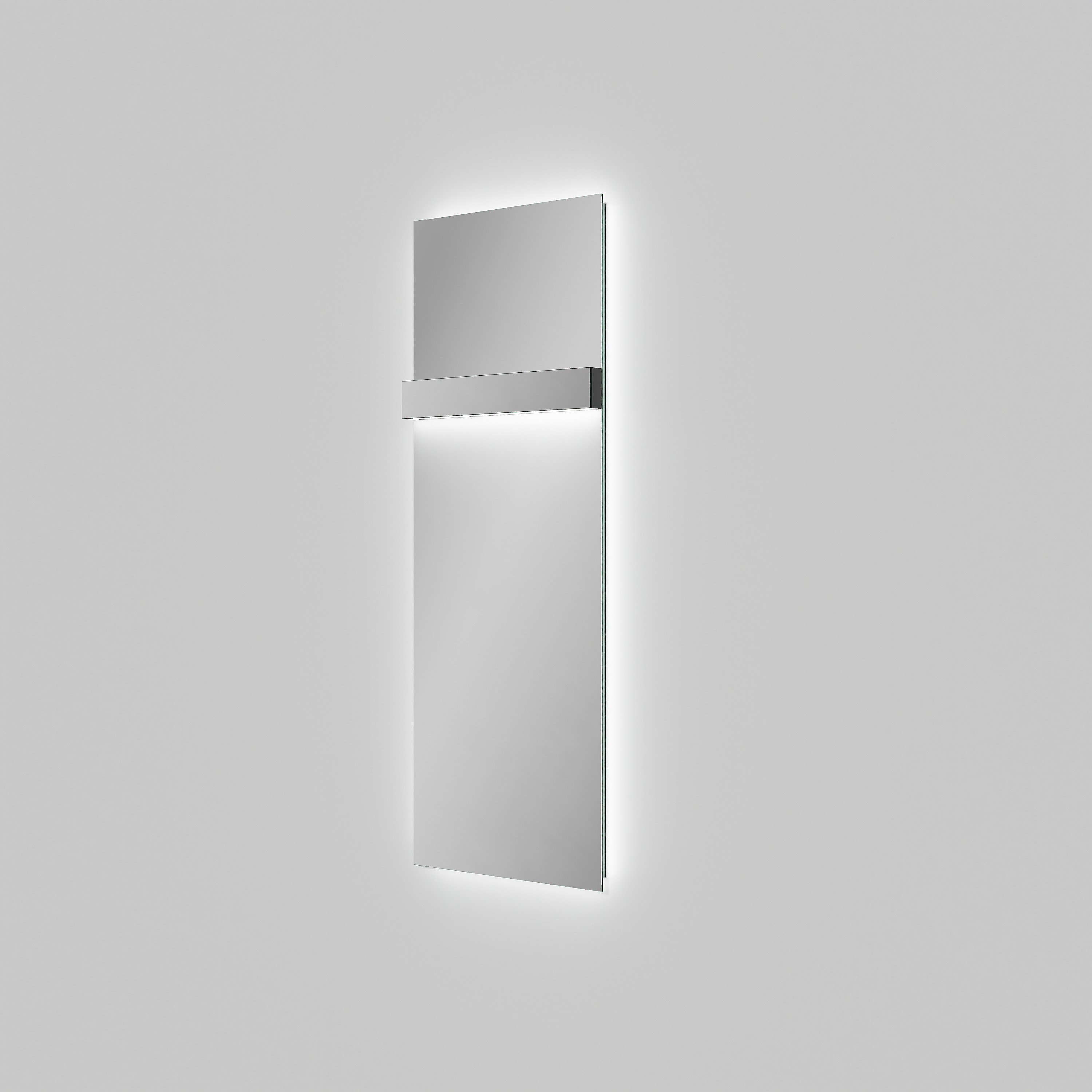 Balmani Giro Sopra rechthoekig badkamerspiegel 120 x 45,5 cm met spiegelverlichting en -verwarming