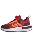 adidas Minecraft Pro-schoenen voor kinderen, uniseks, Better Scarlet/Lucid Orange/Bruin, 34 EU