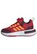 adidas Minecraft Pro-schoenen voor kinderen, uniseks, Better Scarlet/Lucid Orange/Bruin, 34 EU