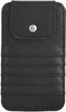 Famanu Organiseur de pare-soleil de voiture - Organiseur de pare-soleil - Organiseur de pare-soleil multifonctionnel pour voiture, pochette de rangement pour cartes et factures, noir